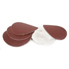 Self-adhesive sandpaper circle 125 mm, paper class C, density 120 g/m2, K100, pack. 10 units of Intertool BT-0510