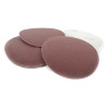 Self-adhesive sandpaper circle 125 mm, paper class C, density 120 g/m2, K120, pack. 10 units of Intertool BT-0512