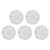 Self-adhesive sandpaper circle 125 mm with holes, class C paper, density 140 g/m2, K100, pack. 5 units of Intertool BT-0586