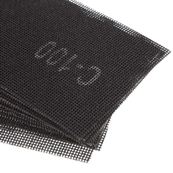 Abrasive mesh, 105 x 280 mm, K100, 10 pcs. Intertool KT-6010
