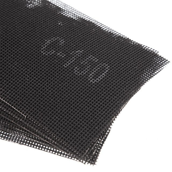 Abrasive mesh, 105 x 280 mm, K150, 10 pcs. Intertool KT-6015