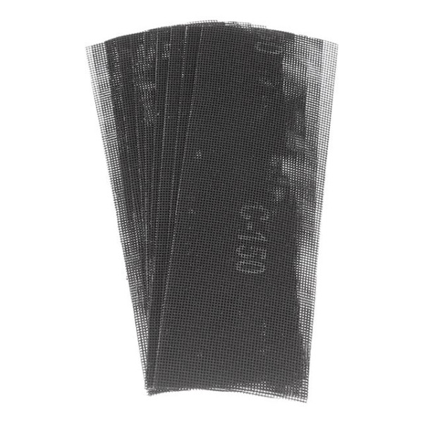 Abrasive mesh, 105 x 280 mm, K150, 10 pcs. Intertool KT-6015
