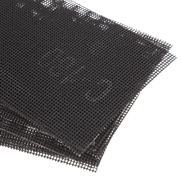 Abrasive mesh, 105 x 280 mm, K180, 10 pcs. Intertool KT-6018