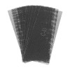 Abrasive mesh, 105 x 280 mm, K40, 10 pcs. Intertool KT-6004