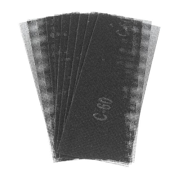 Abrasive mesh, 105 x 280 mm, K60, 10 pcs. Intertool KT-6006