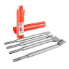 A set of chisels for a perforator, 4 pcs. SDS-Plus Intertool SD-0410