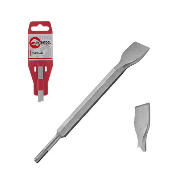 Зубило по камню SDS 25 мм 280 x 17 мм Intertool SD-0412