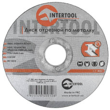 Metal cutting disc 115x1.0x22.2 mm Intertool CT-4001