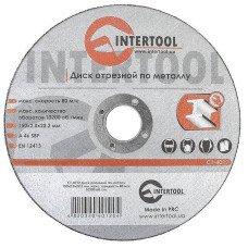 Диск відрізний по металу 150x2.0x22.2 мм Intertool CT-4012