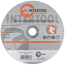 Диск відрізний по металу 180x1.6x22.2 мм Intertool CT-4013