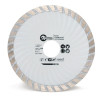 Stone cutting disc TURBO diamond, 115 mm, 16-18% Intertool CT-2001
