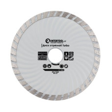 Stone cutting disc TURBO diamond, 125 mm, 16-18% Intertool CT-2002