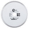 Stone cutting disc TURBO diamond, 180 mm, 16-18% Intertool CT-2004