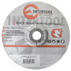 Диск зачистний по металу 180x6x22.2 мм Intertool CT-4024