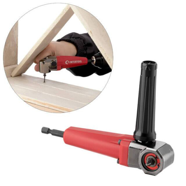 Angle nozzle for drill and screwdriver, max. 150 Nm Intertool VT-0115