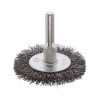 Set of wire brushes for drill 5 units, 1/4 Intertool BT-0500