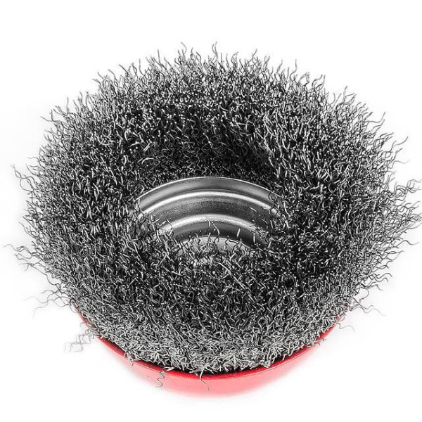Cup brush 100 mm, for KSHM, M14 (twisted wire) Intertool BT-1100