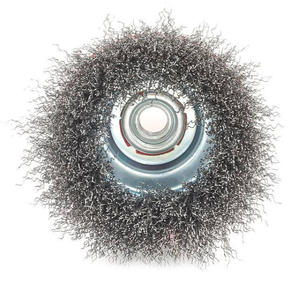 Cup brush 100 mm, for KSHM, M14 (twisted wire) Intertool BT-1100