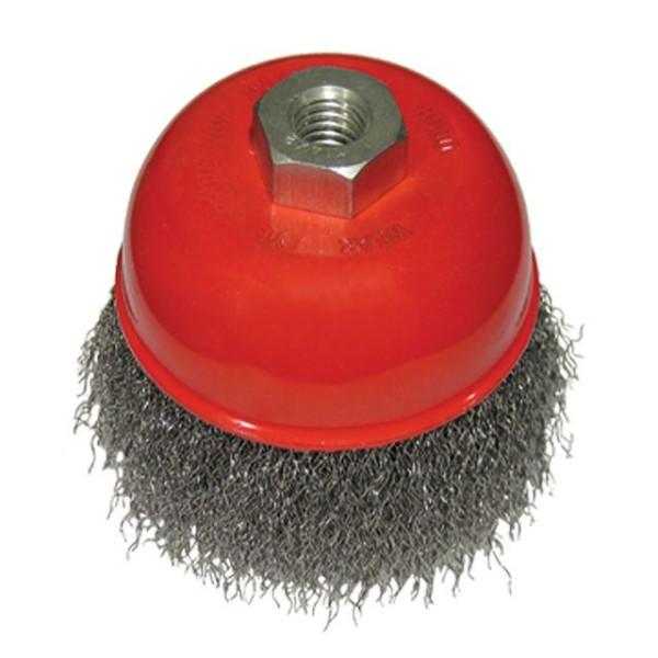 Cup brush 150 mm, for KSHM, M14 (twisted wire) Intertool BT-1150