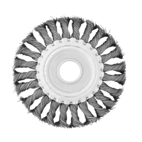Ring brush 125x22.2 mm (bundles of twisted wire) Intertool BT-7125