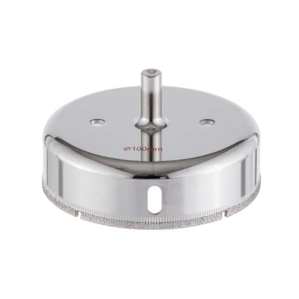 Коронка трубчатая по стеклу и керамике 100 мм Intertool SD-0379
