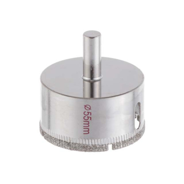 Tubular glass and ceramic crown 55 mm Intertool SD-0370