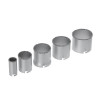 Core drill bit set for tiles, 32-83 mm, 5 pcs, tungsten coating + file, case Intertool SD-0428