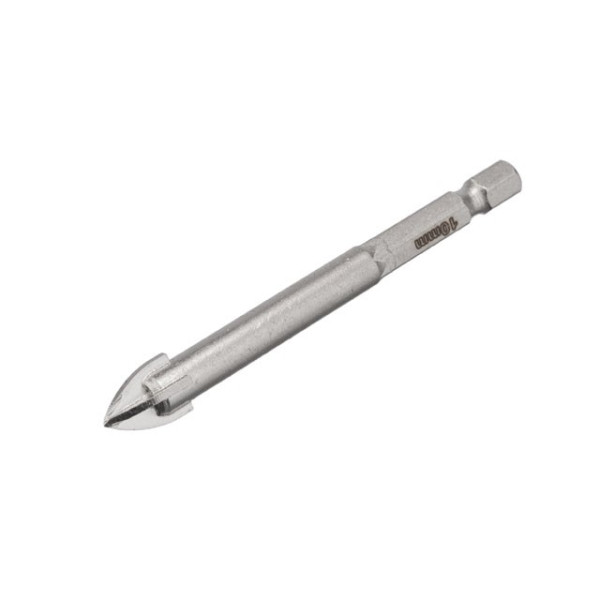 Drill bit for glass and ceramics 10 mm HEX 1/4'' (6.35 mm) Intertool SD-0290