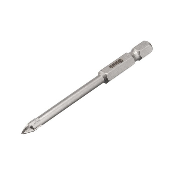 Сверло по стеклу и керамике 5 мм HEX 1/4' (6.35 mm) Intertool SD-0285