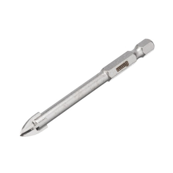 Свердло по склу та кераміці 8 мм HEX 1/4'' (6.35 mm) Intertool SD-0288
