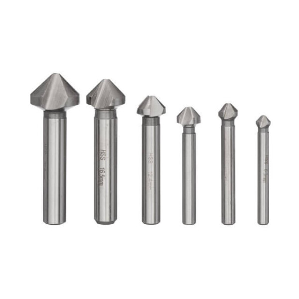 Countersink set 6.3-20.5 mm 6 pcs Intertool SD-5006