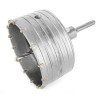 Комплект: Свердло корончасте по бетону 120 мм + Перехідник SDS-plus 100 мм Intertool SD-7120