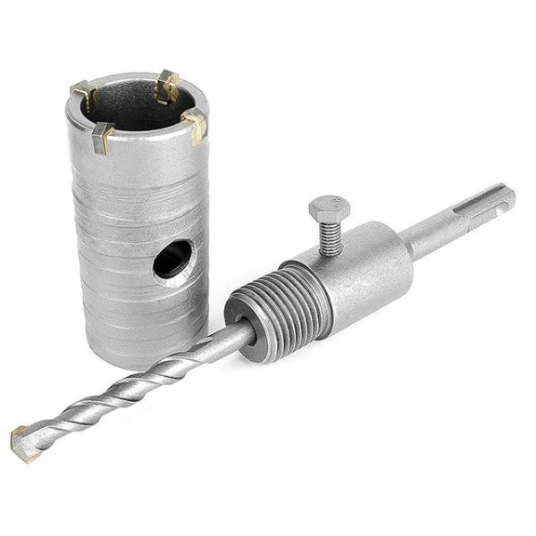 Set: 36 mm concrete core drill + 100 mm SDS Plus adapter Intertool SD-7036