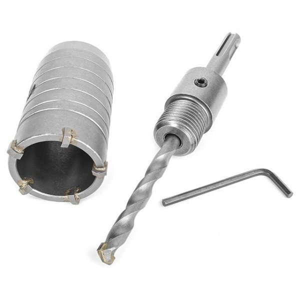 Set: Core drill for concrete 40 mm + Adapter SDS Plus 100 mm Intertool SD-7040