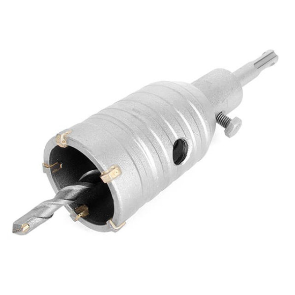 Комплект: Свердло корончасте по бетону 46 мм + Перехідник SDS Plus 100 мм Intertool SD-7046