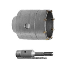 Set: Core drill for concrete 55 mm + Adapter SDS Plus 100 mm Intertool SD-7055