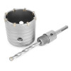 Set: Core drill for concrete 65 mm + Adapter SDS Plus 100 mm Intertool SD-7065