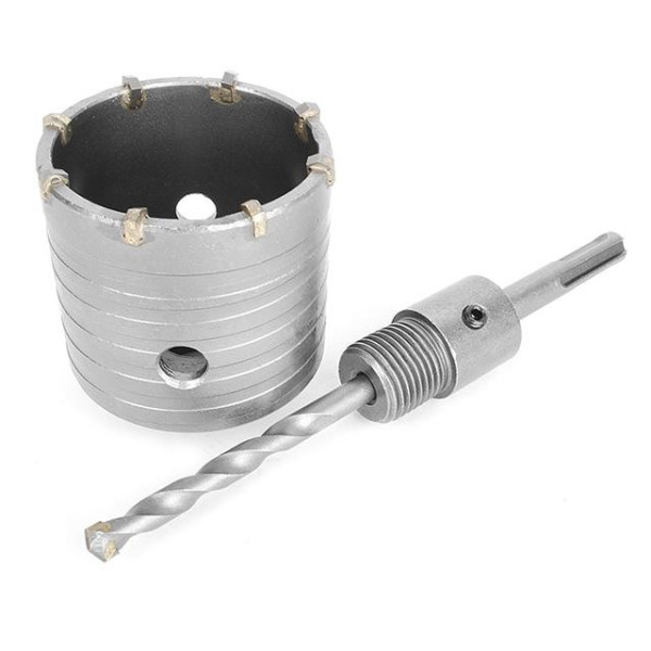 Set: Core drill for concrete 65 mm + Adapter SDS Plus 100 mm Intertool SD-7065