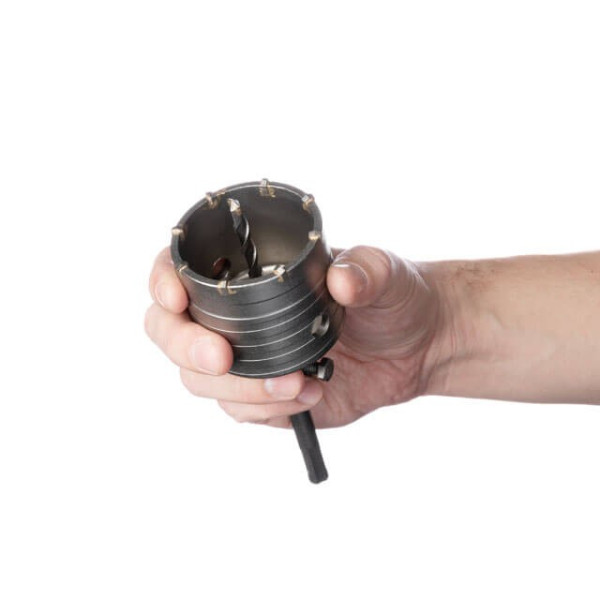 Set: concrete drill bit 68 mm + Adapter SDS Plus 100 mm Intertool SD-7068