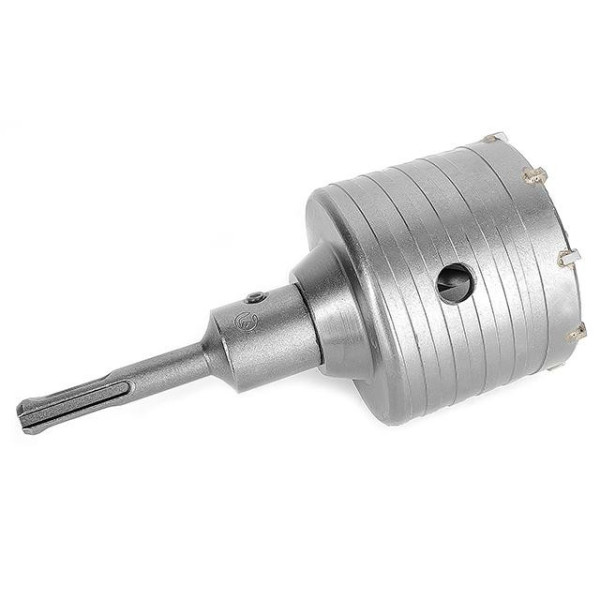Set: Core drill for concrete 75 mm + Adapter SDS Plus 100 mm Intertool SD-7075