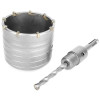 Set: Core drill for concrete 75 mm + Adapter SDS Plus 100 mm Intertool SD-7075