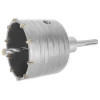 Set: Core drill for concrete 80 mm + Adapter SDS Plus 100 mm Intertool SD-7080