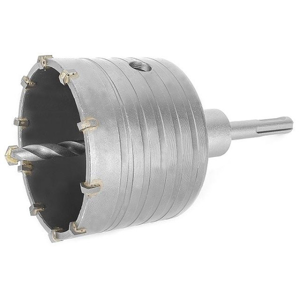 Set: Core drill for concrete 80 mm + Adapter SDS Plus 100 mm Intertool SD-7080