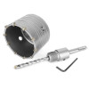 Set: Core drill for concrete 80 mm + Adapter SDS Plus 100 mm Intertool SD-7080
