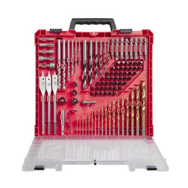 Set of drills, dowels and bits 300 pcs Intertool SD-0051