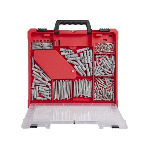 Set of drills, dowels and bits 300 pcs Intertool SD-0051