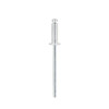 Aluminum rivet 3.2 x 10.0 mm, pack. 50 pcs. Intertool RT-3210