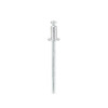Aluminum rivet 3.2 x 6.0 mm, pack. 50 pcs. Intertool RT-3206