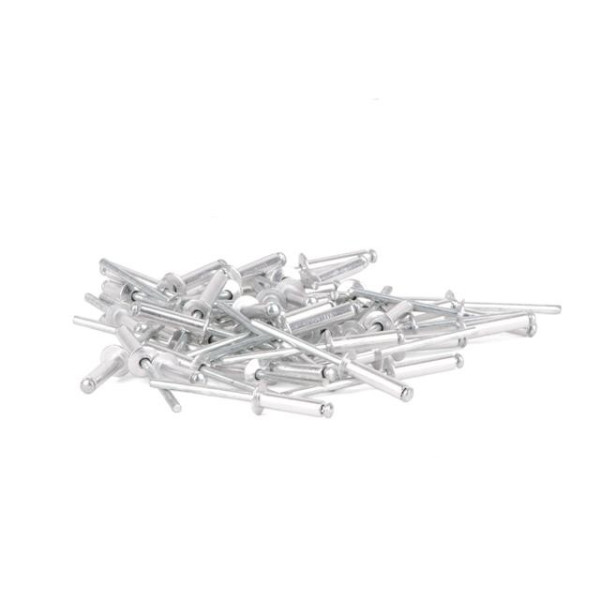 Aluminum rivet 4.0 x 16.0 mm, pack. 50 pcs. Intertool RT-4016