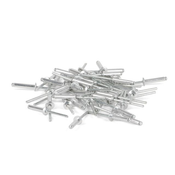 Aluminum rivet 4.0 x 20.0 mm, pack. 50 pcs. Intertool RT-4020